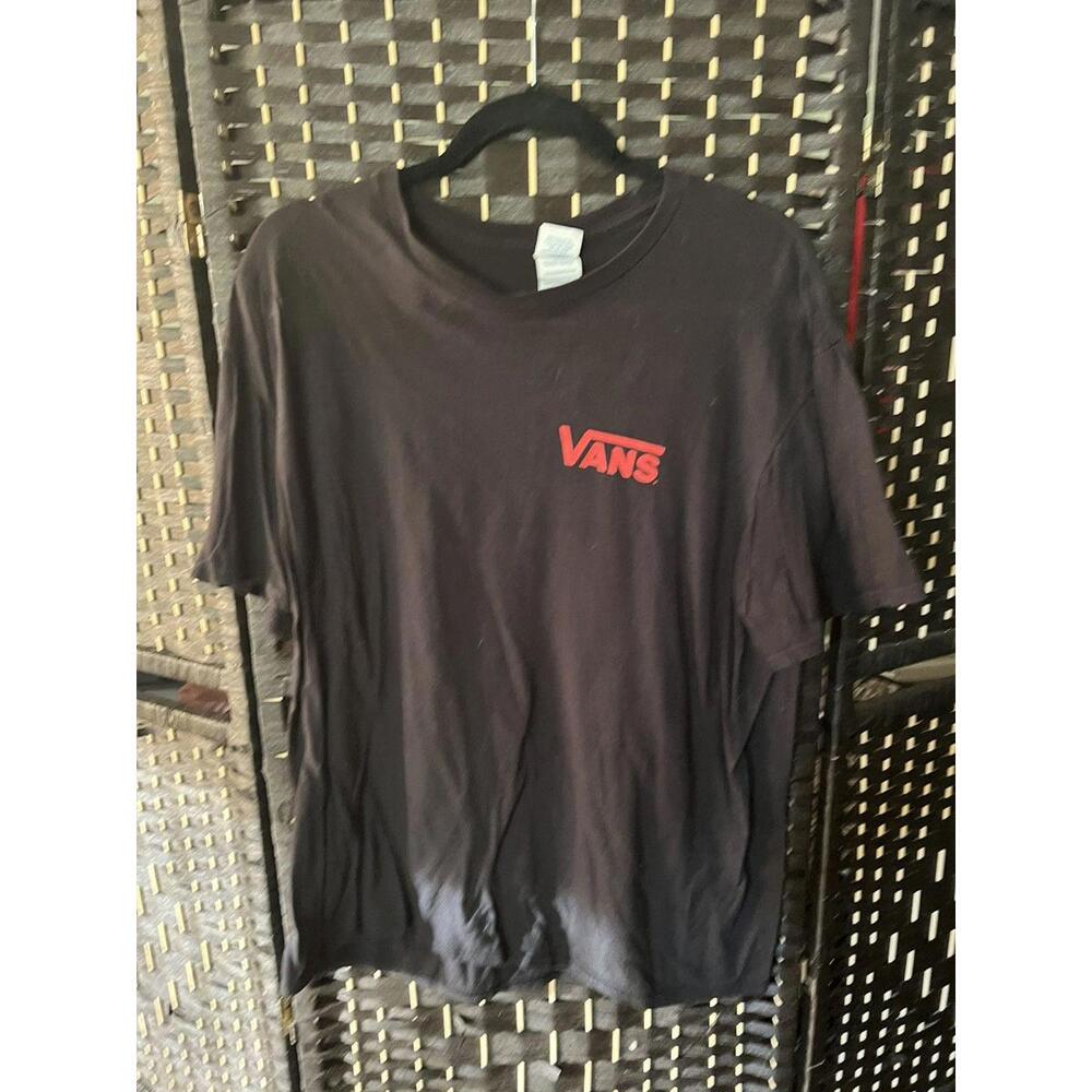 Vans Off The Wall Red Logo T-Shirt